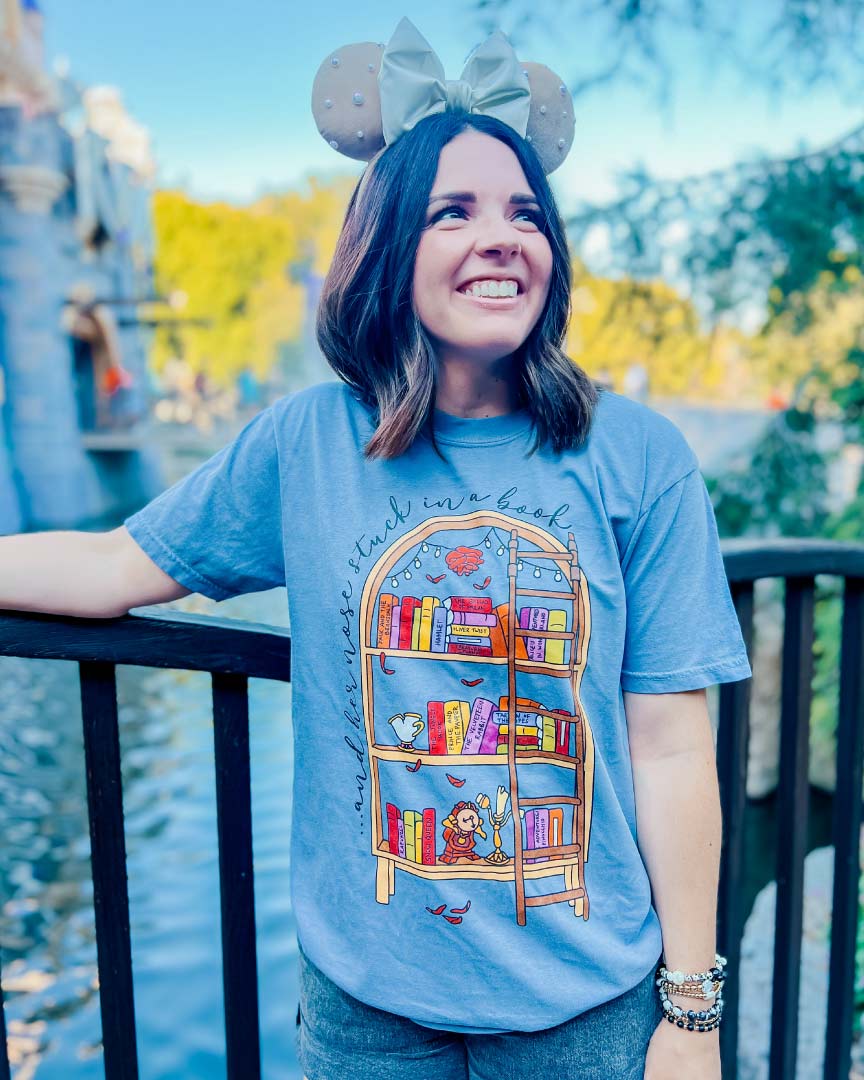 Stuck in a Book Tee