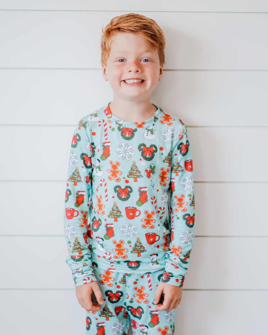 Holly Jolly Kids' Bamboo PJ Set