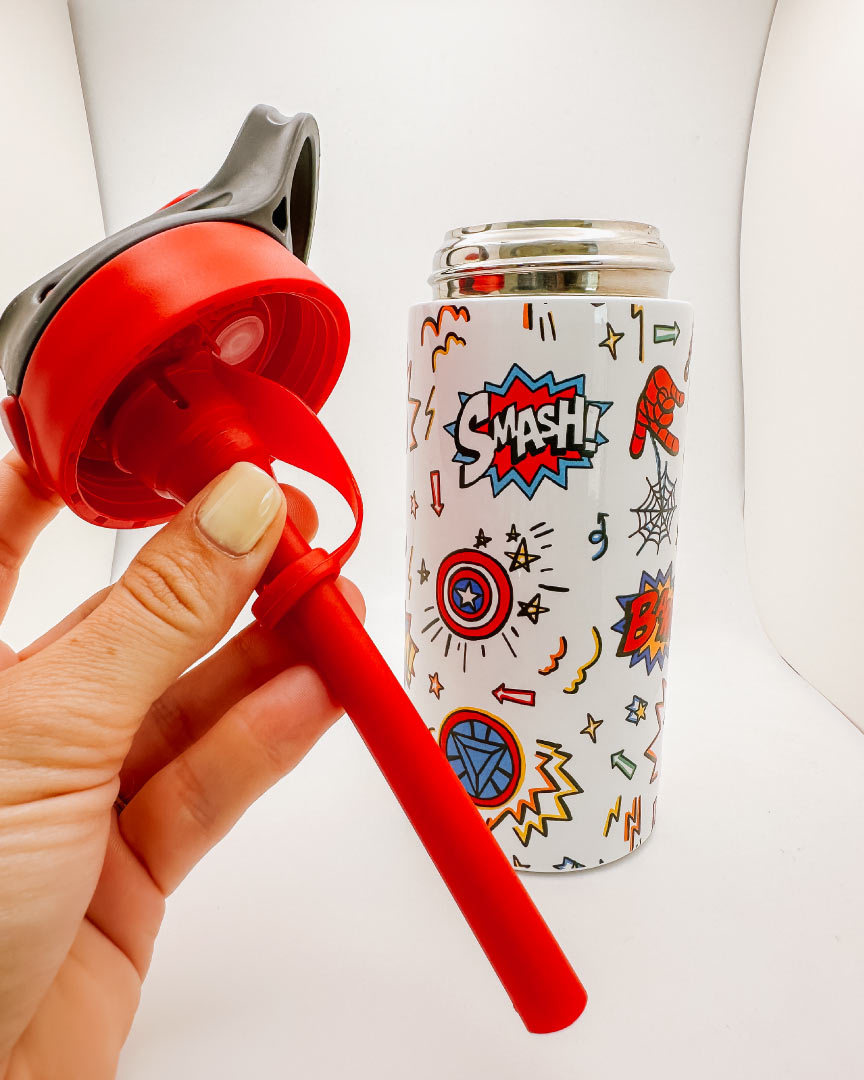 Hero Doodles Water Bottle