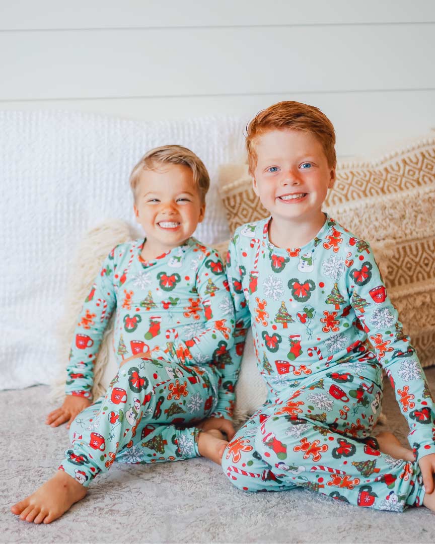 Holly Jolly Kids' Bamboo PJ Set
