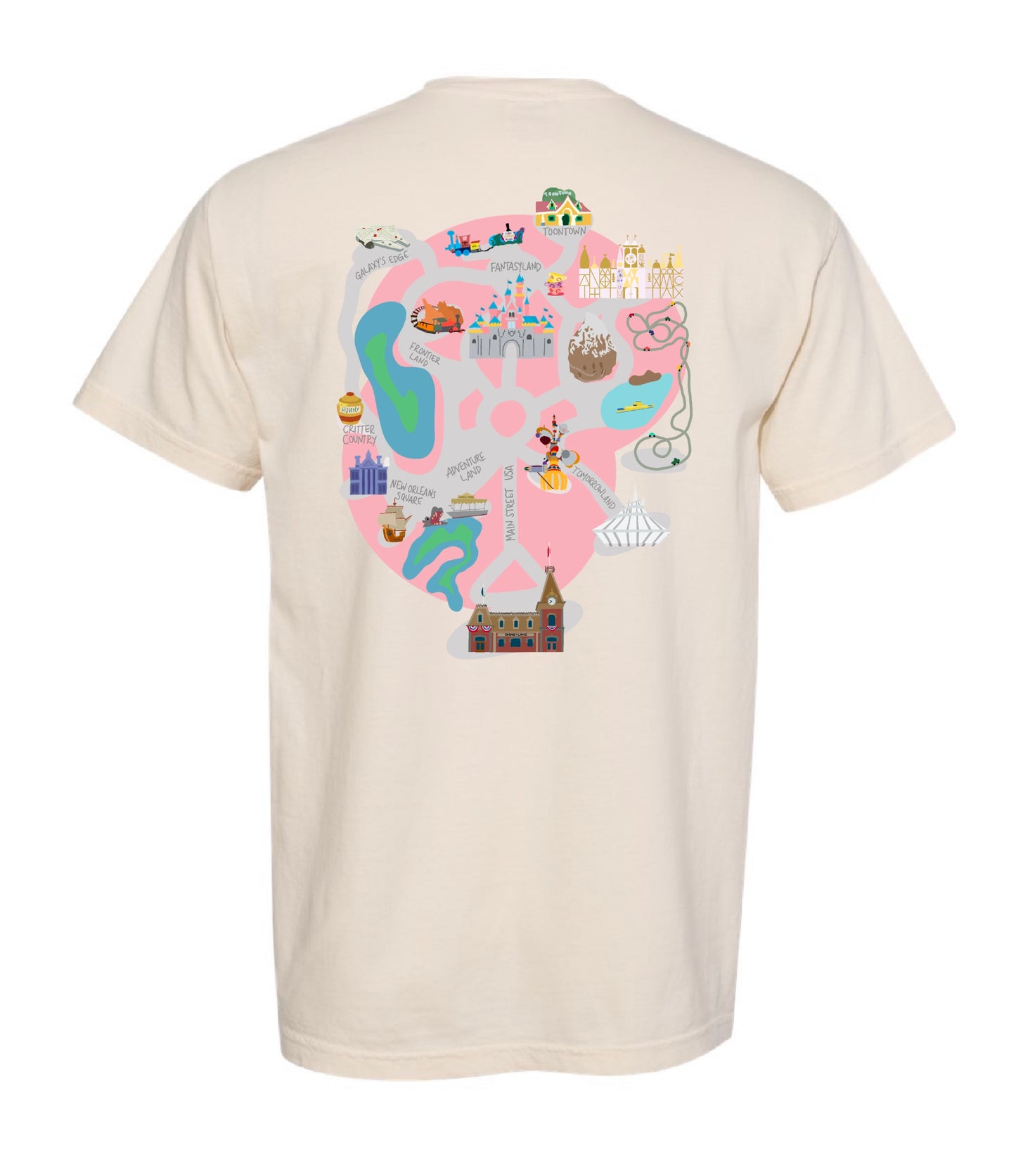 Take Me to the Land Pocket Tee