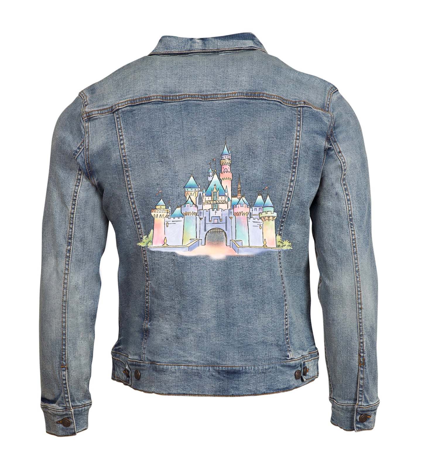 Iridescent Castle Jean Jacket