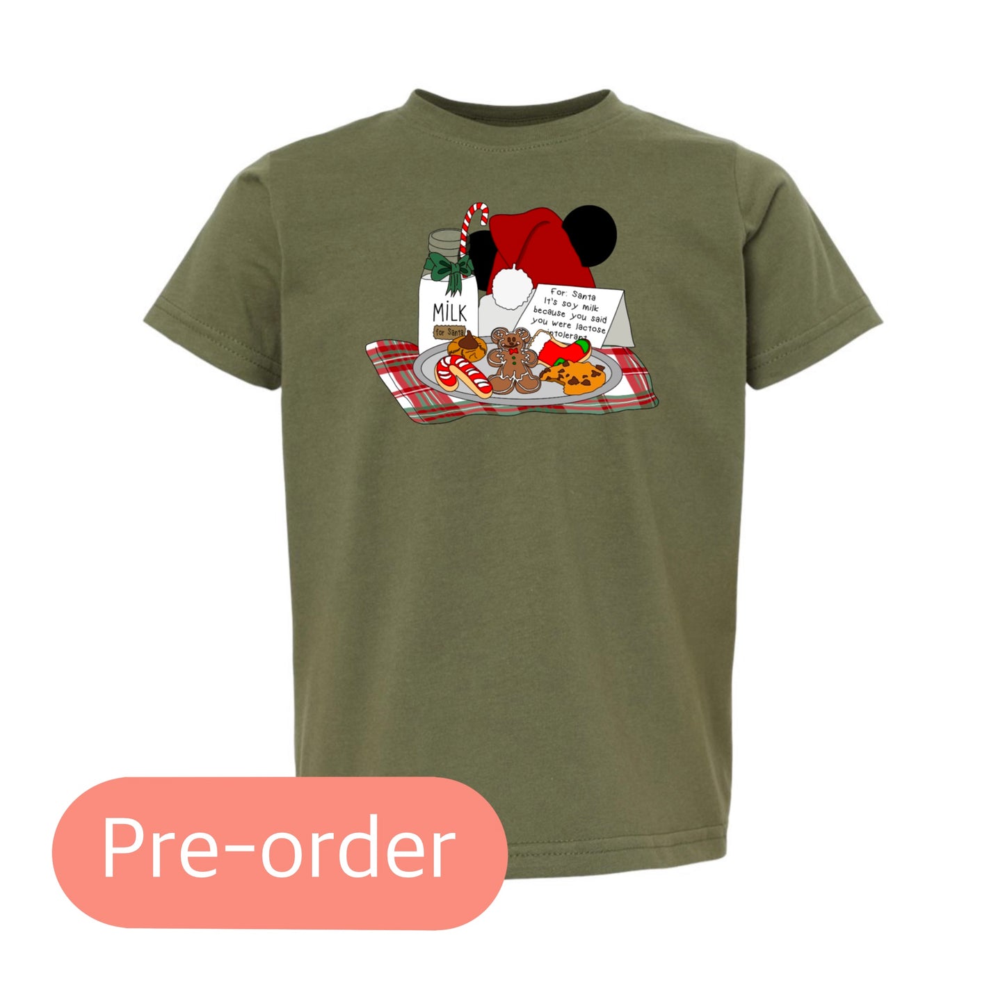 Cookies for Santa Kids' Tee (Pre-Order)