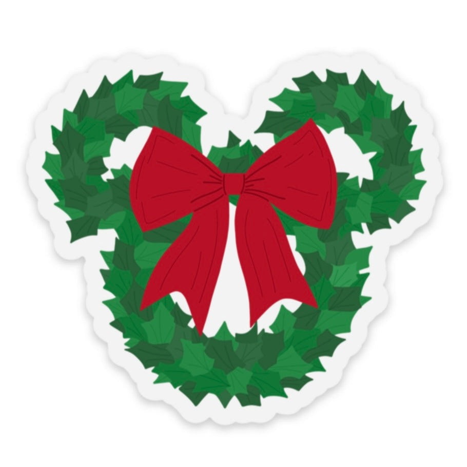 Christmas Wreath Sticker