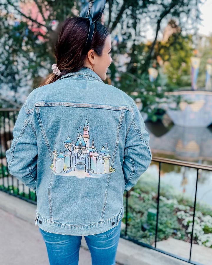 Iridescent Castle Jean Jacket