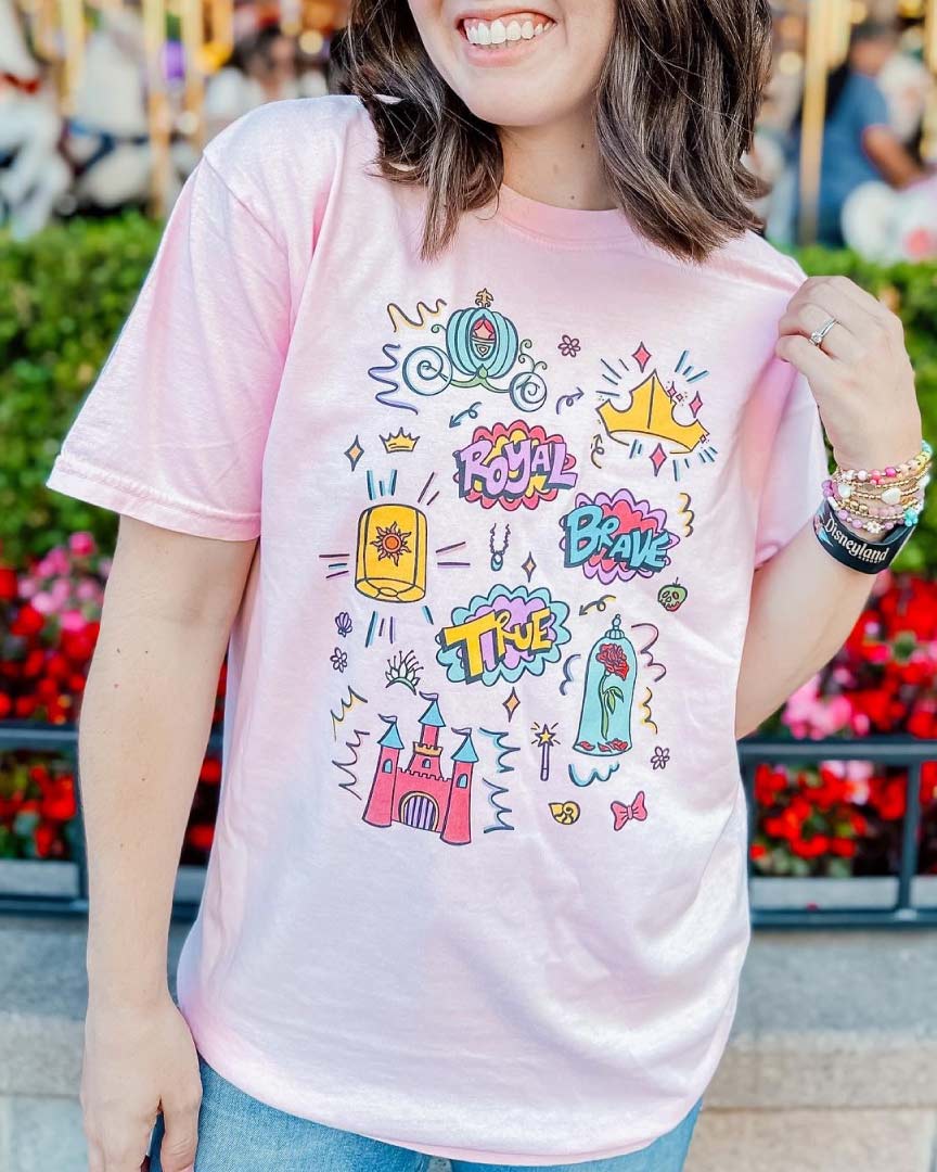 Princess Doodles Tee