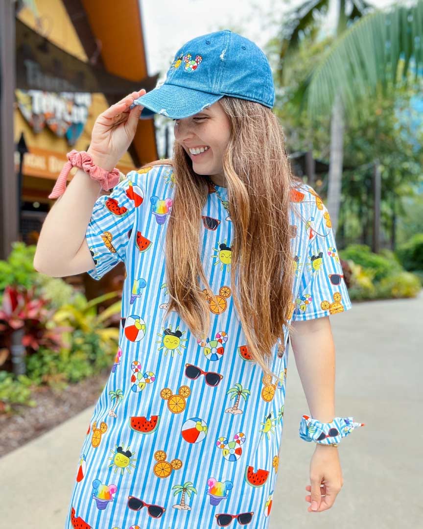 Summer Splash T-Shirt Dress