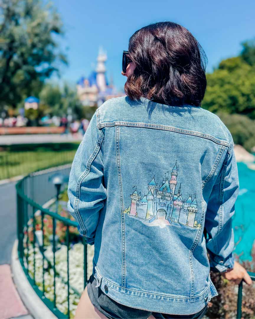 Iridescent Castle Jean Jacket