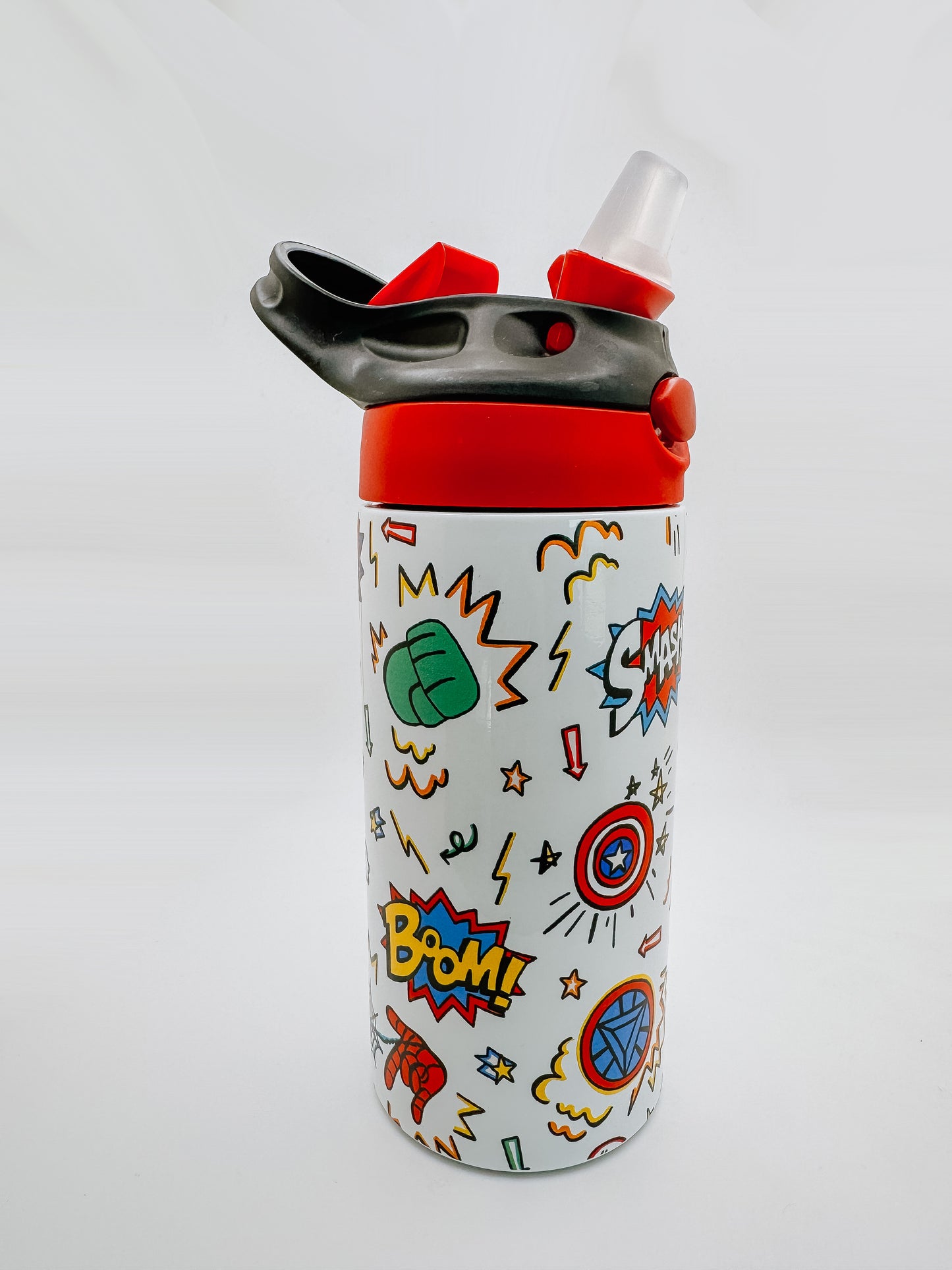 Hero Doodles Water Bottle