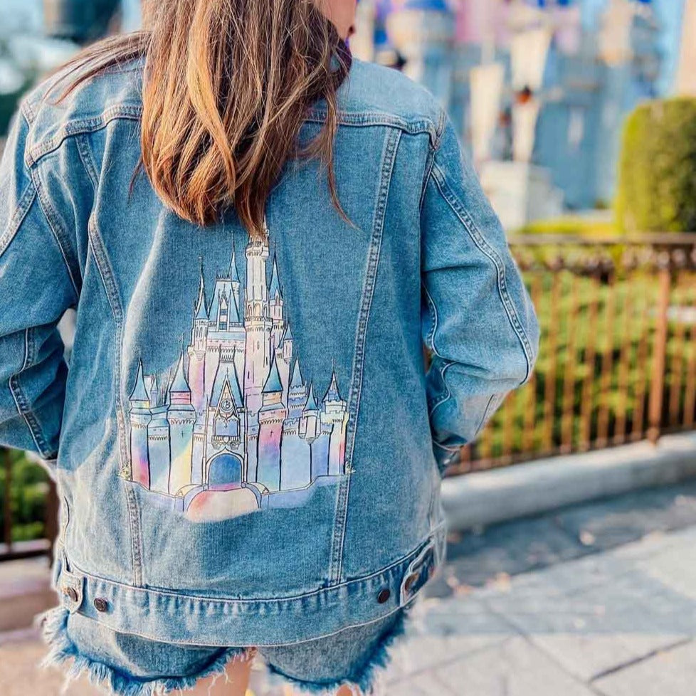 Iridescent Castle Jean Jacket