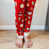 Christmas Cookies Unisex Bamboo PJ Set