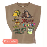 Mexico Cropped Muscle Tank