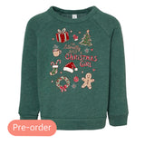 Christmas Girl Kids' Crew