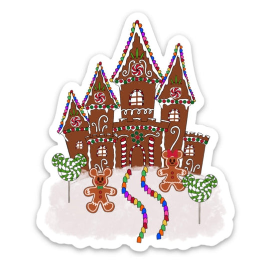 Gingerbread Christmas Sticker
