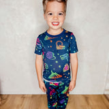 Parks After Dark Kid's Bamboo PJ Set