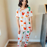 Pumpkin Unisex Bamboo PJ Set