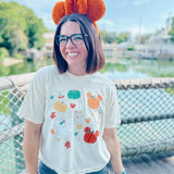 Pumpkin Cropped Tee