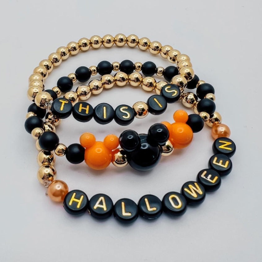 This is Halloween Bracelet Stack